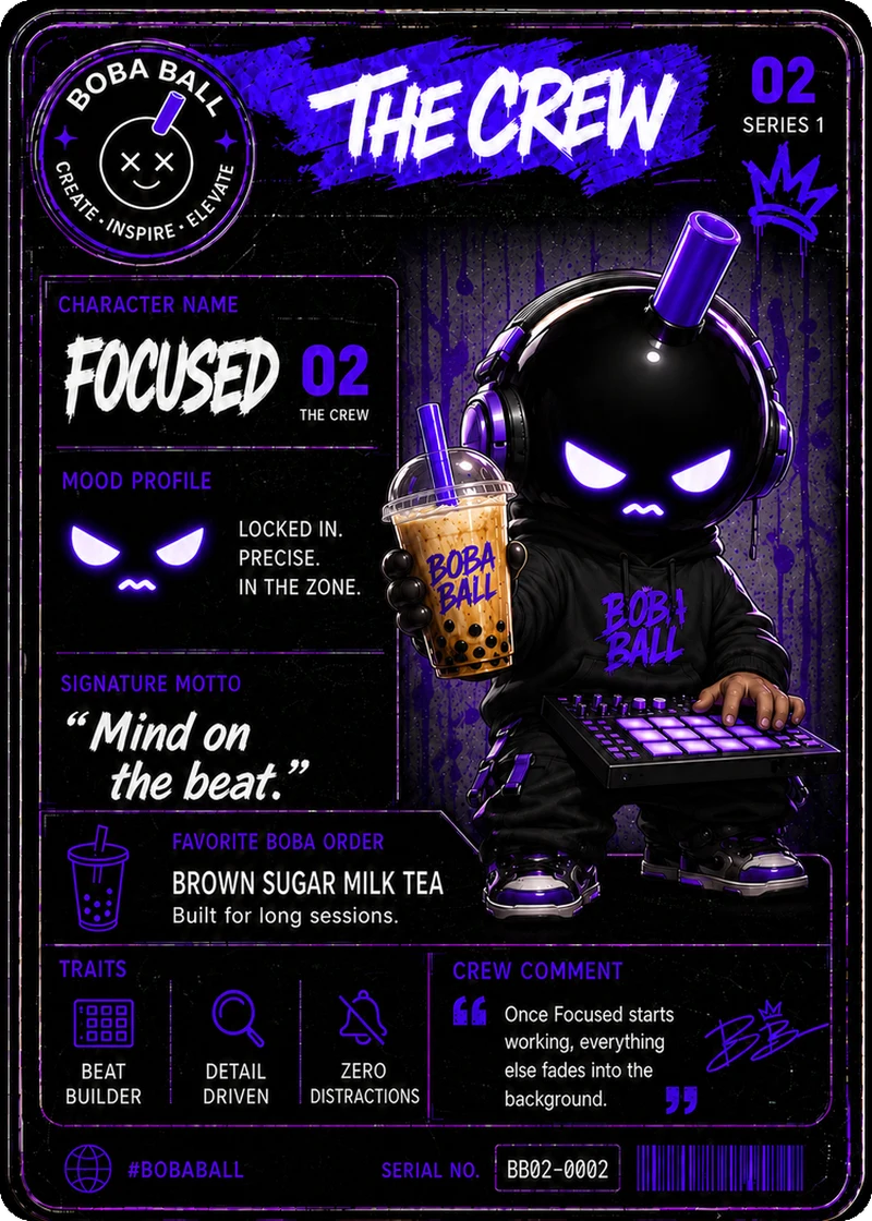 Focused Series 1 card back