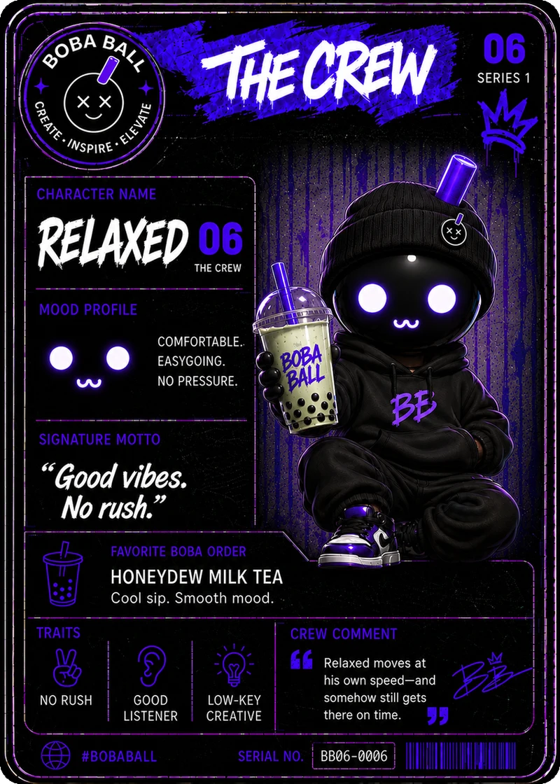 Relaxed Series 1 card back