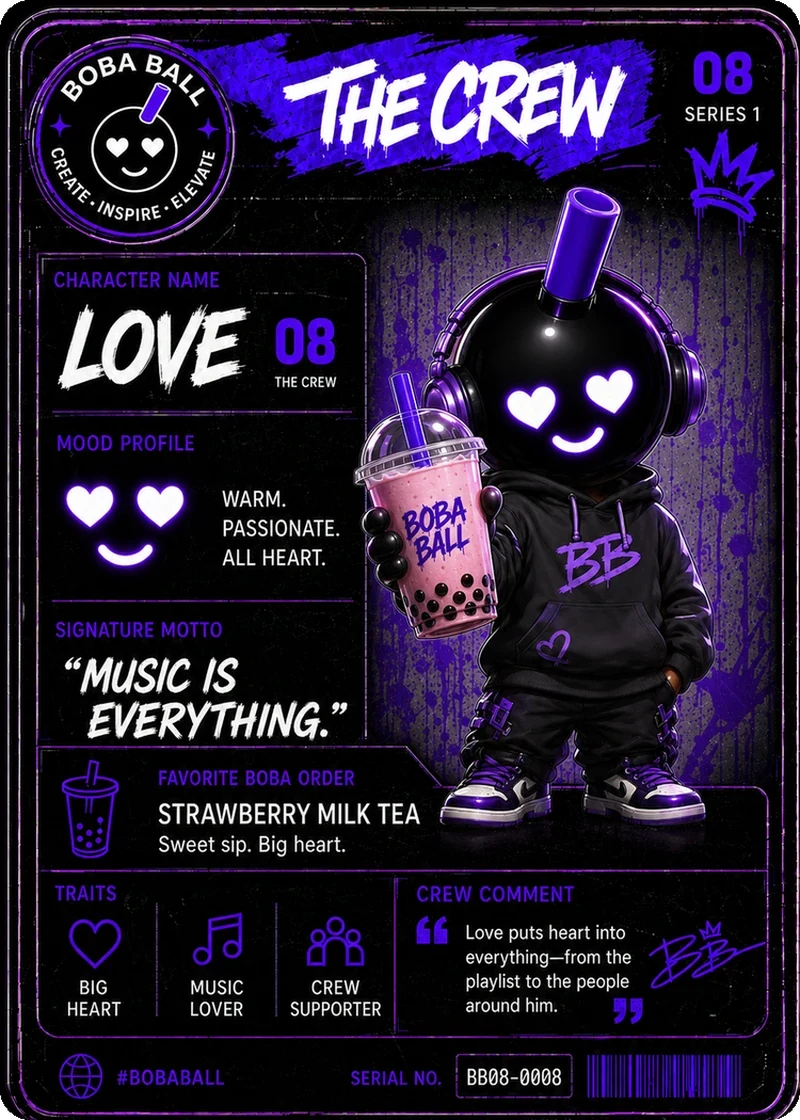 Love Series 1 card back